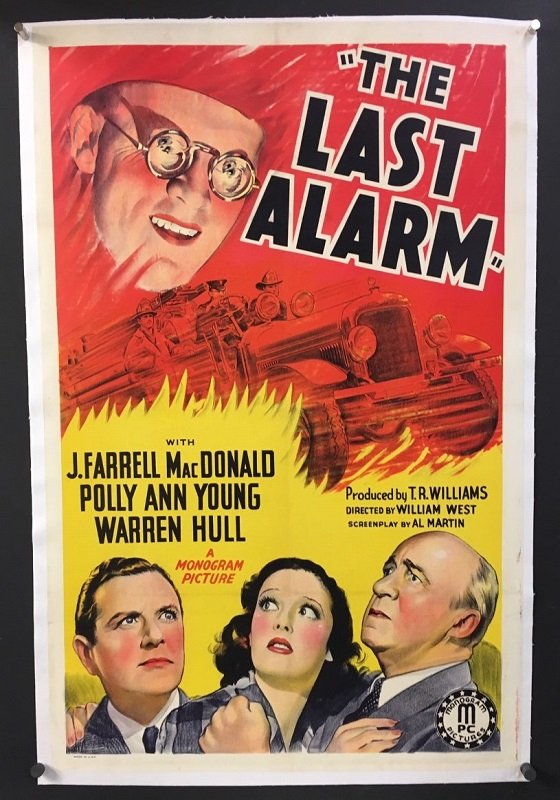 The Last Alarm (1940) – Original One Sheet Movie Poster – Hollywood Movie  Posters